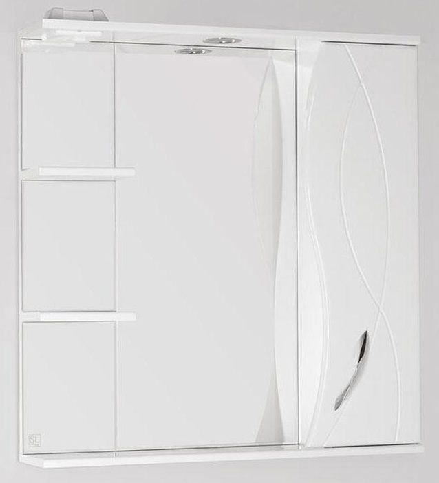 Зеркальный шкаф Style Line Амелия 75 ЛС-00000014, 75 см, с подсветкой