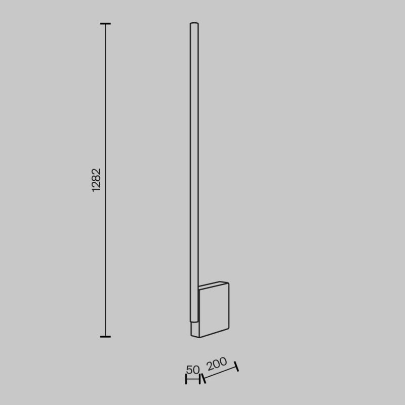 Напольный светильник (торшер) Maytoni Solid MOD277FL-L24GR3K фото 6