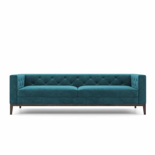 Диван Highland Furniture ITALY TUFTED 210см темно-зеленого цвета