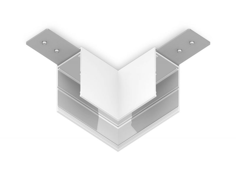 Коннектор угловой для накладного шинопровода Magnetic 220V Ambrella GL1031 фото 1