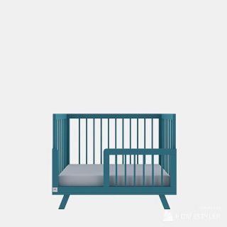 Кроватка для новорожденного Lillaland Aria Ocean Blue бирюзовая Lil-I-1.5