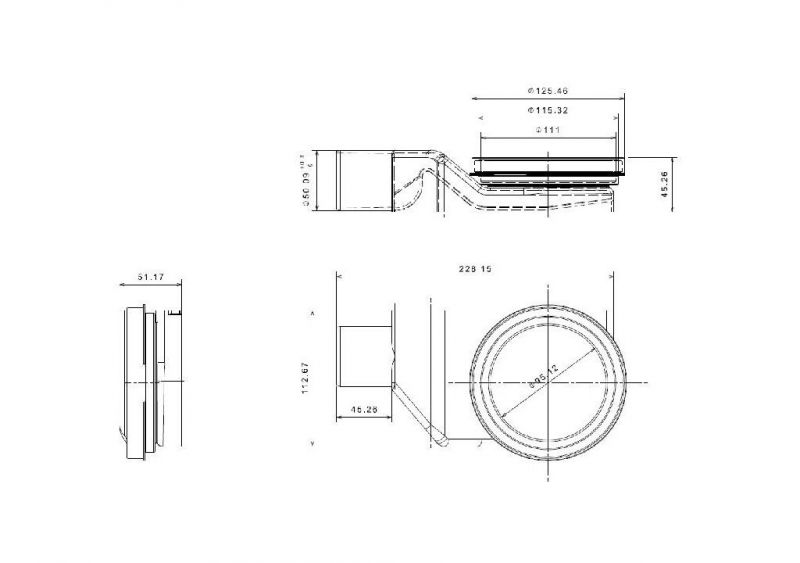 Душевой лоток Pestan Frameless Line 13701231 65 см