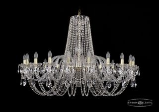 Подвесная люстра Bohemia Ivele Crystal 1402/20/460 G