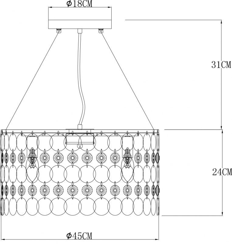 Люстра подвесная Arte Lamp PIPIRIMA A4041SP-5CC