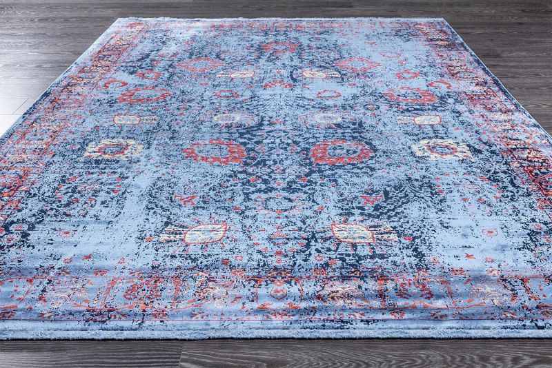 Турецкий ковер из вискозы и акрила Carpet «BELLA» 06489A-ULTRAMAR-LAC 120 x 180 см фото 2