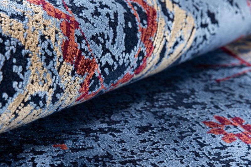 Турецкий ковер из вискозы и акрила Carpet «BELLA» 06489A-ULTRAMAR-LAC 120 x 180 см фото 5