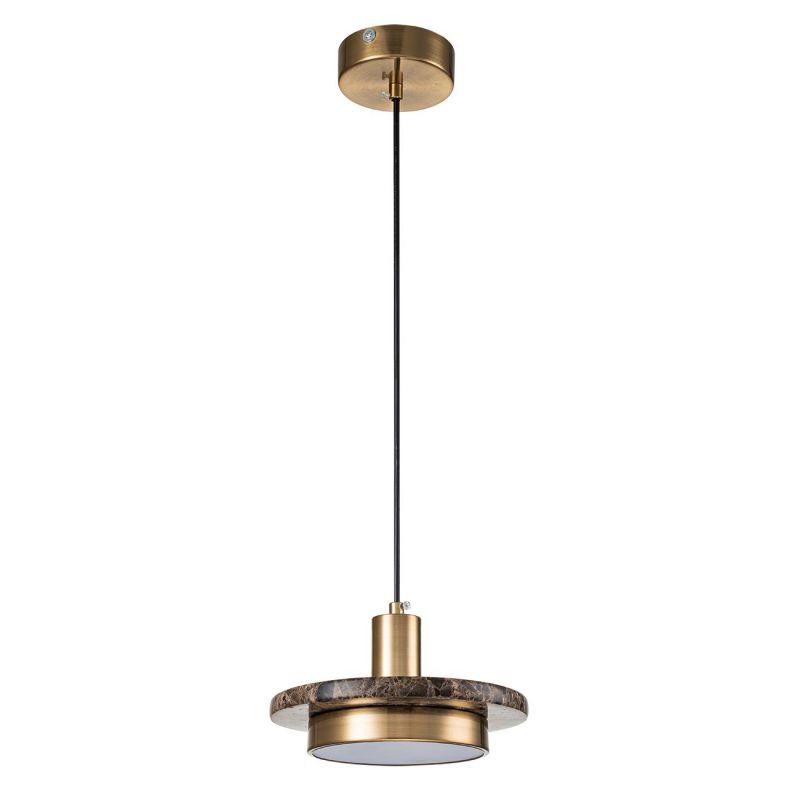 Подвесной светильник Escada LED*12W 4000К(белый) 10260/1LED Brown marble фото 2