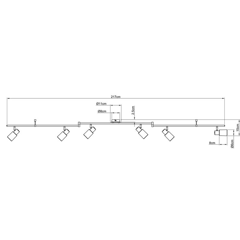 Спот Arte Lamp Cavalletta  A4510PL-6SS фото 4