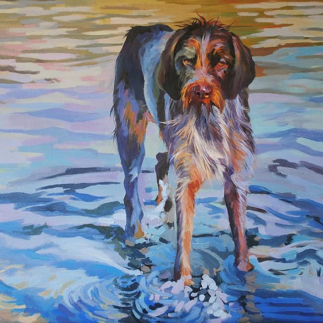Картина "Динго. Морской пес" Виктория Чижова