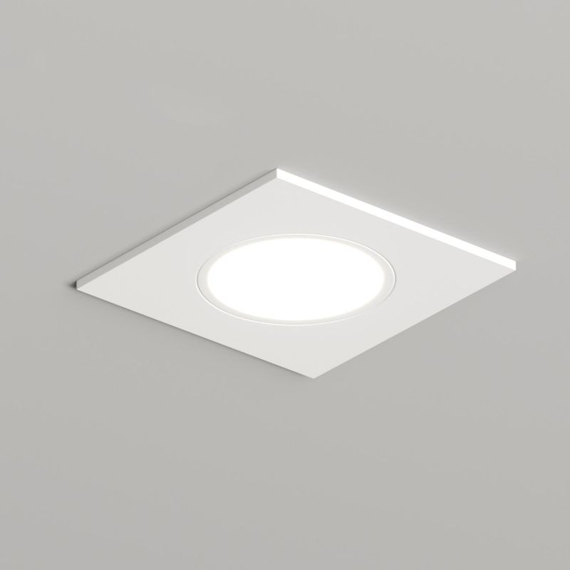 Встраиваемый влагозащищенный светильник Denkirs IP65, до 10 Вт, LED, GU5,3, белый PORT DK3102-WH фото 1