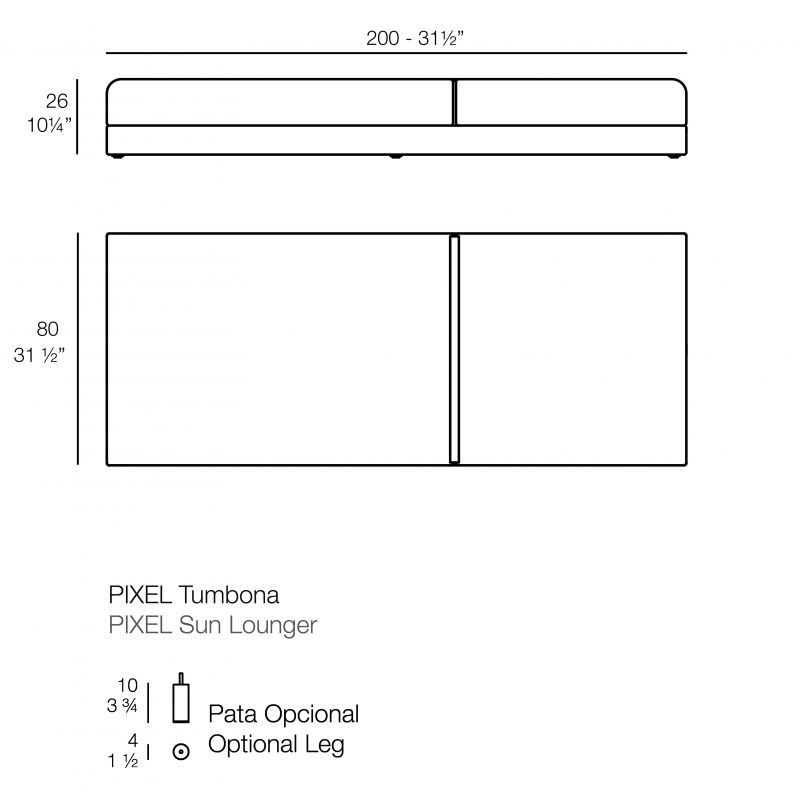 Шезлонг Pixel Vondom BD-2607898