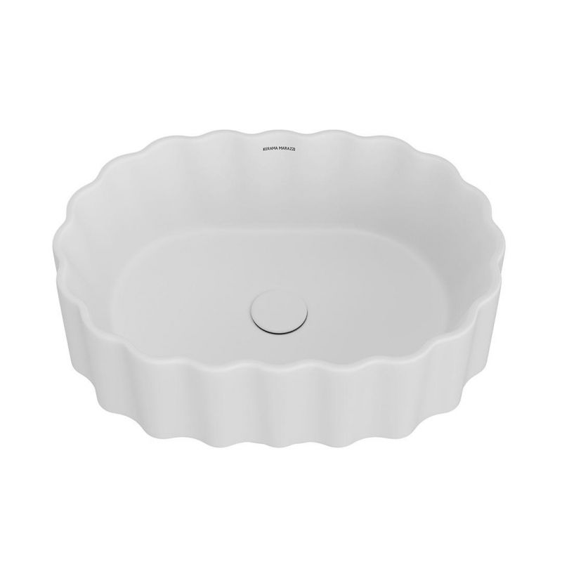 Раковина накладная Kerama Marazzi Artbasin Conchiglia 50 CC.wb.50\WHT.M, 53 см