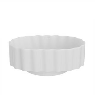 Раковина накладная Kerama Marazzi Artbasin Conchiglia 50 CC.wb.50\WHT.M, 53 см