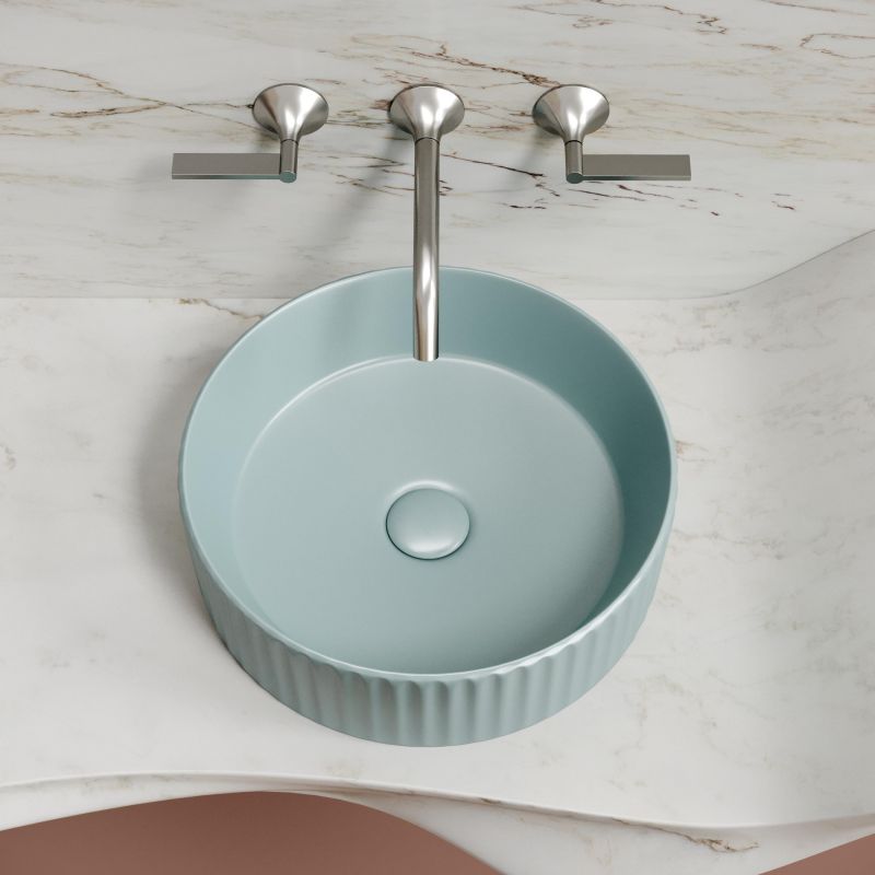 Раковина-чаша Ceramica Nova Element CN6057MLG зеленая матовая, 36 см фото 11
