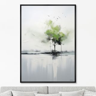 Репродукция картины ArtNoMore на холсте Landscape collection, Autumn comes, No 2, 2024г.