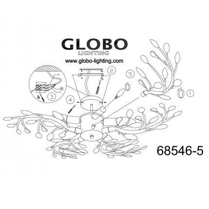 Светильник потолочный Globo Lighting Flash E14 40W 68546-5 фото 3
