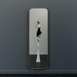 Настенное зеркало в раме GENGLASS KUVINO L BD-2374091 золотое