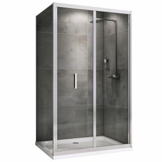 Душевой уголок ABBER Sonnenstrand AG07120-S90 120x90, профиль хром, стекло прозрачное