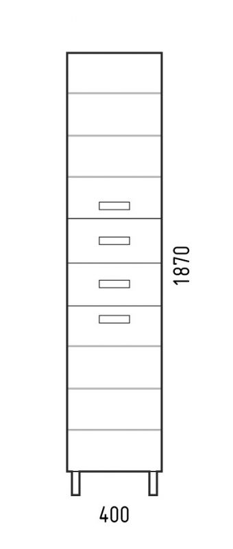 Пенал Corozo Денвер SP-00000536 40 см