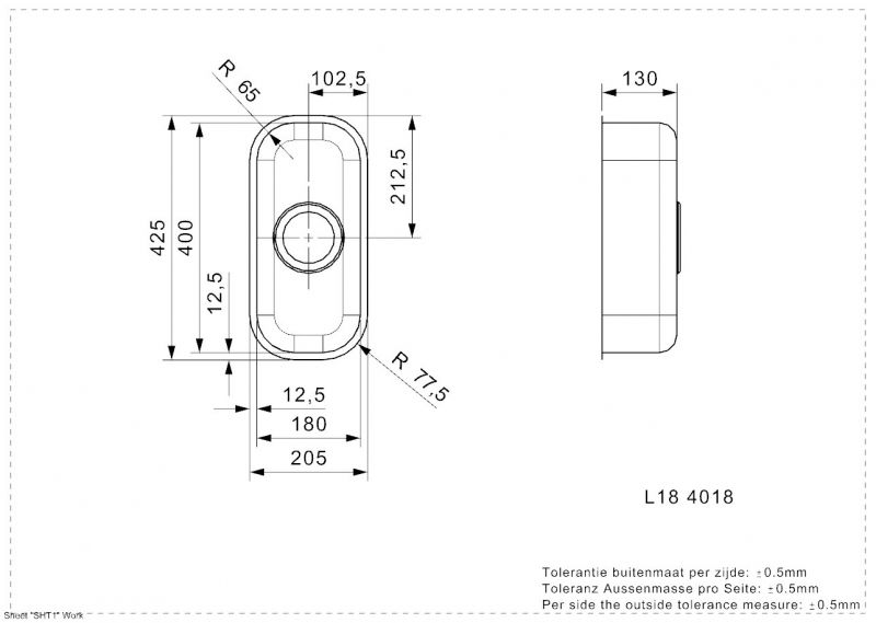 Кухонная мойка Reginox L18 4018 OKG lux 41129