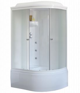 Душевая кабина Royal Bath RB8120BK3-WC, 80х120 см, L