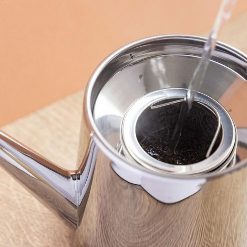 Чайник заварочный 800 мл Kitchen Craft La Cafetiere стального цвета BD-3143621 фото 4