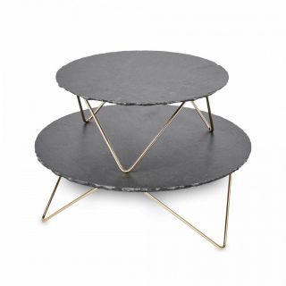 Блюдо двухярусное сервировочное Kitchen Craft Arteza BD-3143669