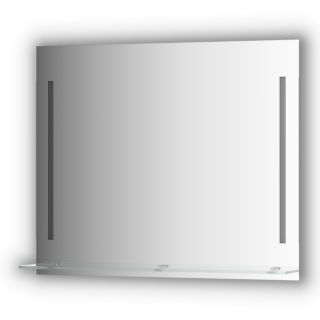 Зеркало с полочкой 90 с 2-мя встроенными LED-светильниками 11 W 90x75 Evoform LEDLINE-S BY 2165