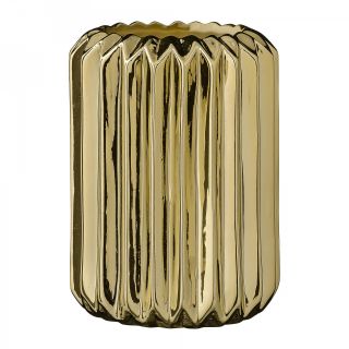 Ваза Bloomingville Fluted Gold BD-1967505