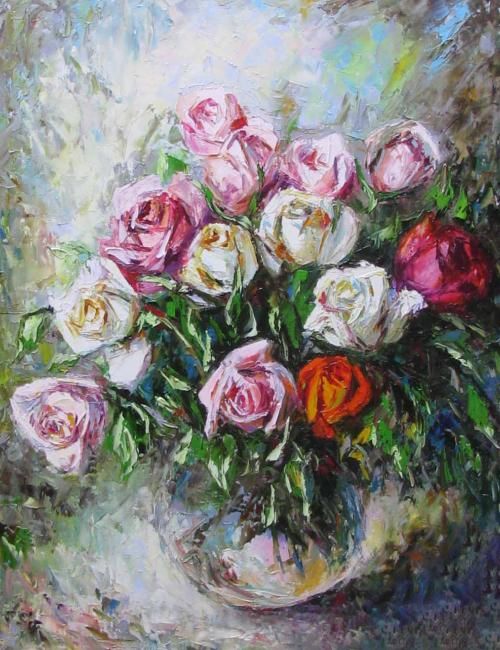 Картина "Розы" Светлана Круглова