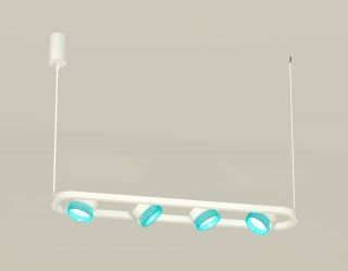 Комплект подвесного поворотного светильника с композитным хрусталем Ambrella TRADITIONAL XB XB9163201