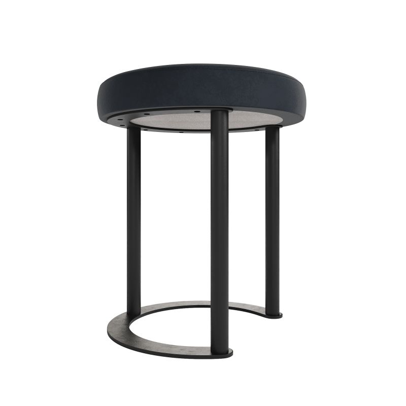 Пуф чёрный с  металлическим каркасом GENGLASS HORSIX BD-3044129 фото 1