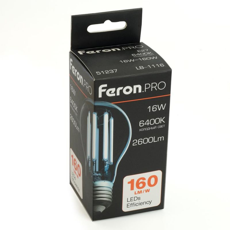 Лампа светодиодная Feron 16W E27 6400K 51237 фото 8