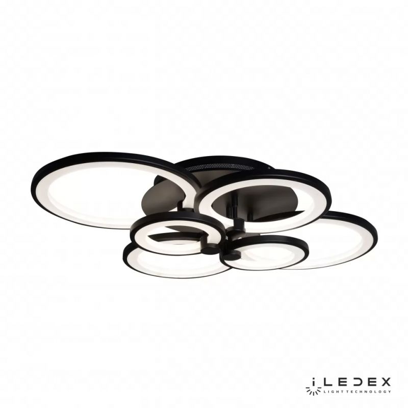 Потолочная люстра iLedex Ring A001/6 BK