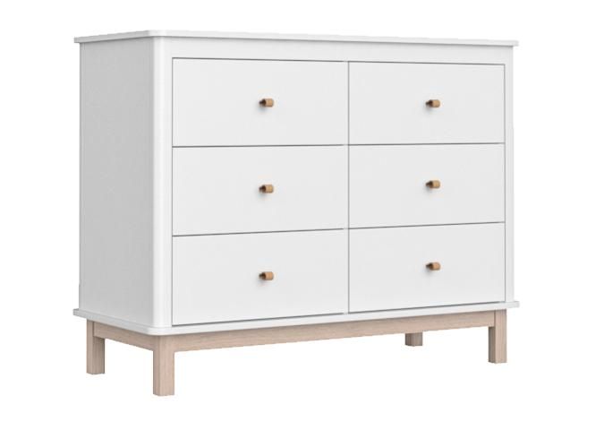 Комод Ellipsefurniture Classic 6 ящиков (белый) CLMBCD01020199 фото 1