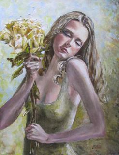 Картина "Розы с любовью" Светлана Круглова