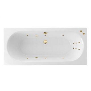 Акриловая ванна Excellent Oceana Slim WAEX.OCE17S.LINE.GL 170x75 с г/м, золото