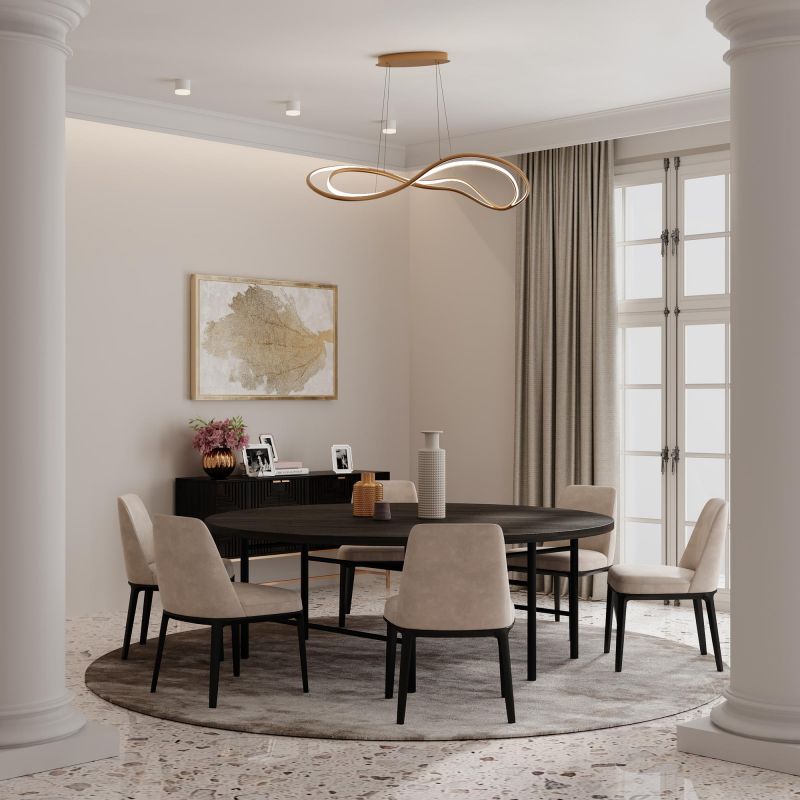 Подвесной светильник Maytoni Plons 220-240V 56W IP20 3000K MOD283PL-L65BS3K фото 7