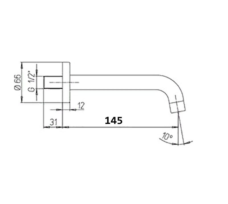 Излив Paini Cox 78PZ430