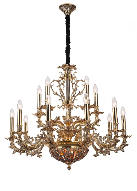 Люстра подвесная Lucia Tucci Firenze 40W E14 FIRENZE 1780.15.3 antique gold фото 1