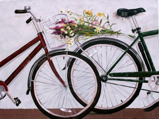 Картина "Я буду долго гнать велосипед" Аркадий Поляков