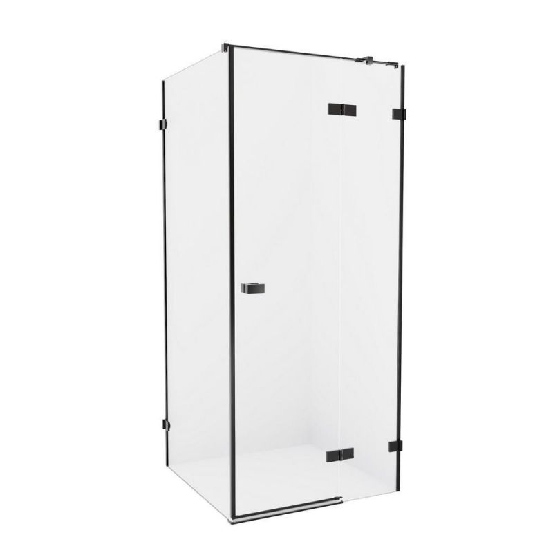 Душевой уголок New Trendy AVEXA BLACK 100x80 EXK-1587 черный