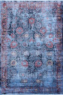 Турецкий ковер из вискозы и акрила Carpet «BELLA» 06489A-ULTRAMAR-LAC 160 x 230 см