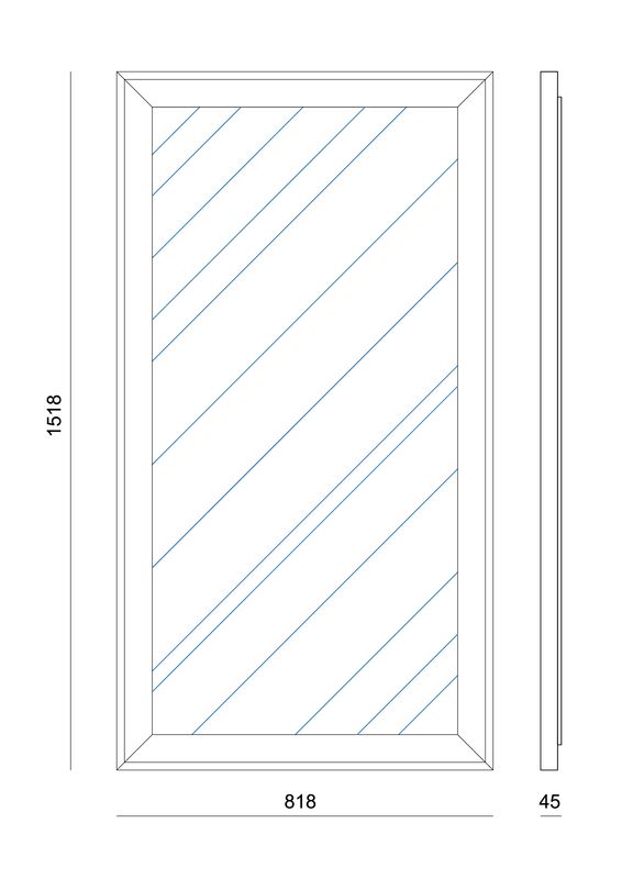 Зеркало Мебельная мастерская Строгановых FRAME BD-3057246