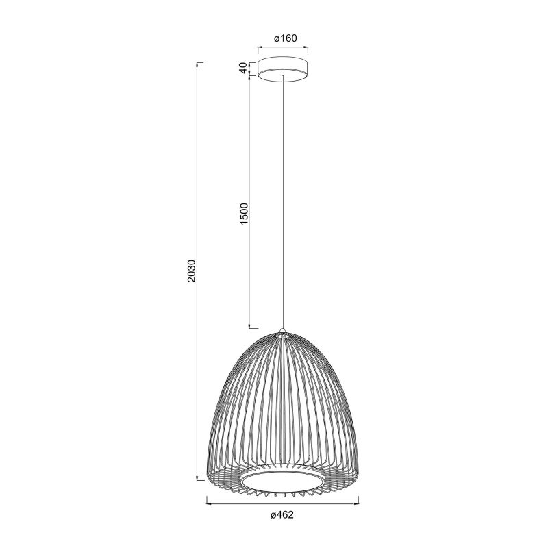 Люстра подвесная Mantra SMART LED 3000K(теплый) 43W 9016 фото 5