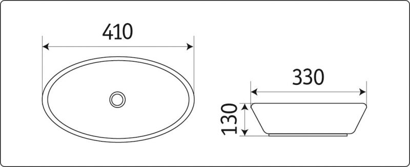 Раковина CeramaLux NC 7138MB