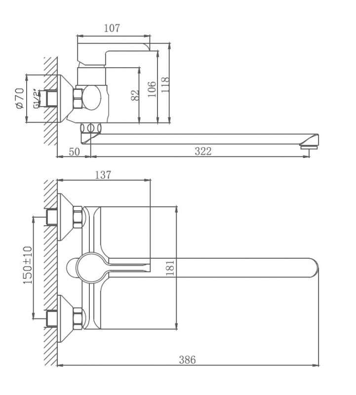 Смеситель Haiba HB805-7 HB22805-7 фото 2