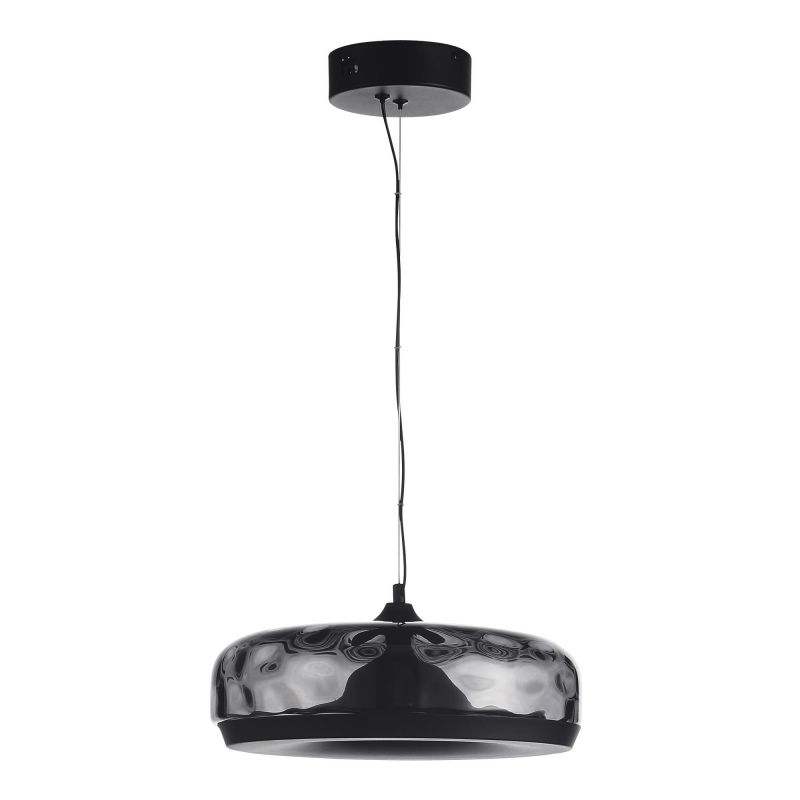 Светильник подвесной ST-Luce RIPPLE Черный/Черный, Дымчатый LED 1*42W 3000K SL6014.403.01