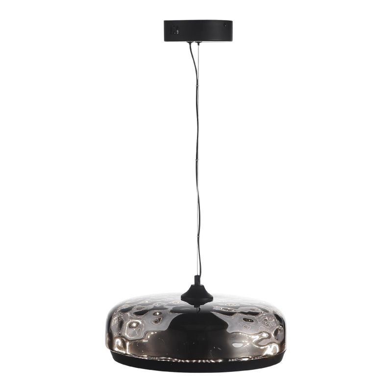 Светильник подвесной ST-Luce RIPPLE Черный/Черный, Дымчатый LED 1*42W 3000K SL6014.403.01