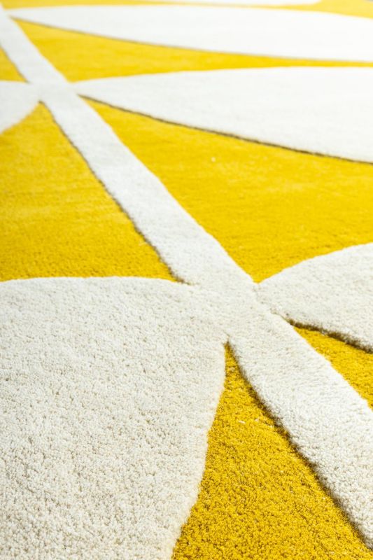 Индийский ковер из шерсти Carpet «ORLA KIELY» Yellow Stem 59306 160 x 230 см